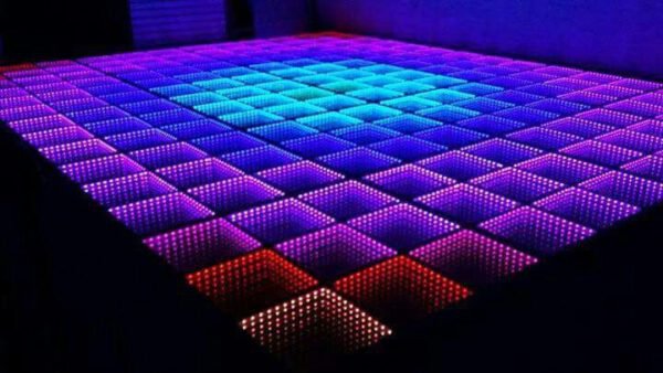 Verlichte led dansvloer 4x3,5 meter