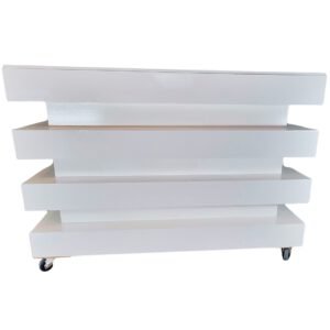 Witte LED DJ Booth