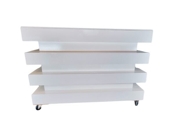 Witte LED DJ Booth