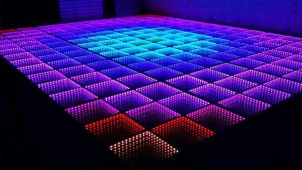 Verlichte LED dansvloer 4x4 meter