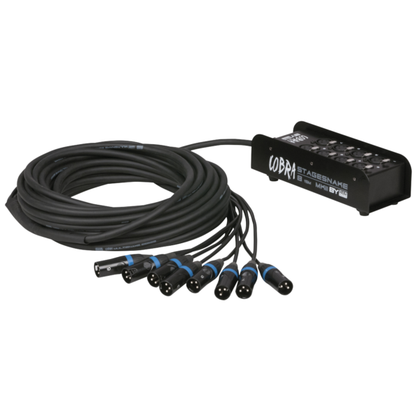 Showgear Cobra Multi/combi kabel 8in 15 meter